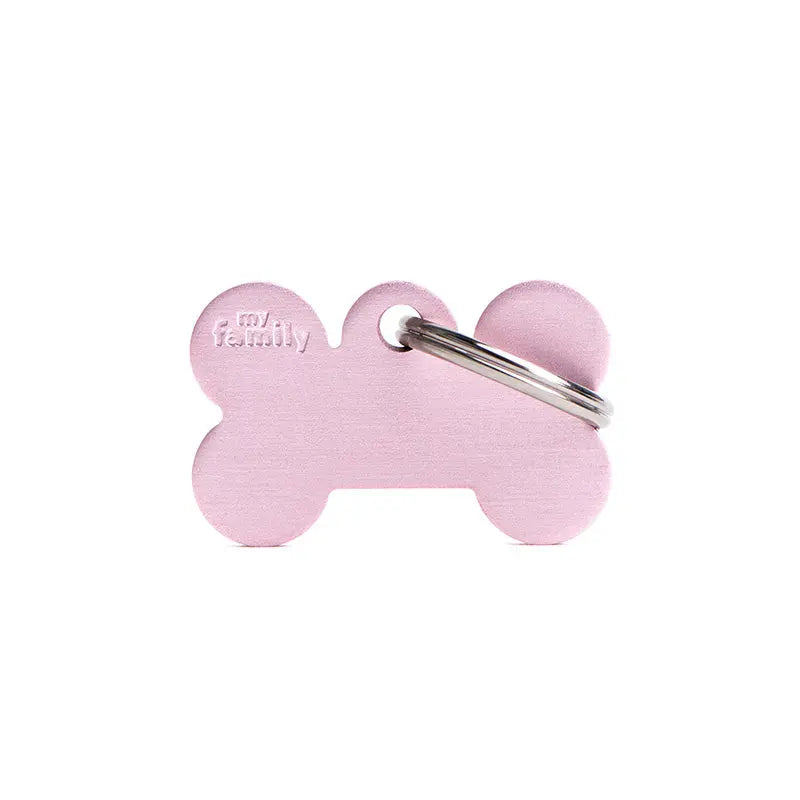 Navnetegn ben small 1,9x3 cm pink - Maxi Zoo Danmark