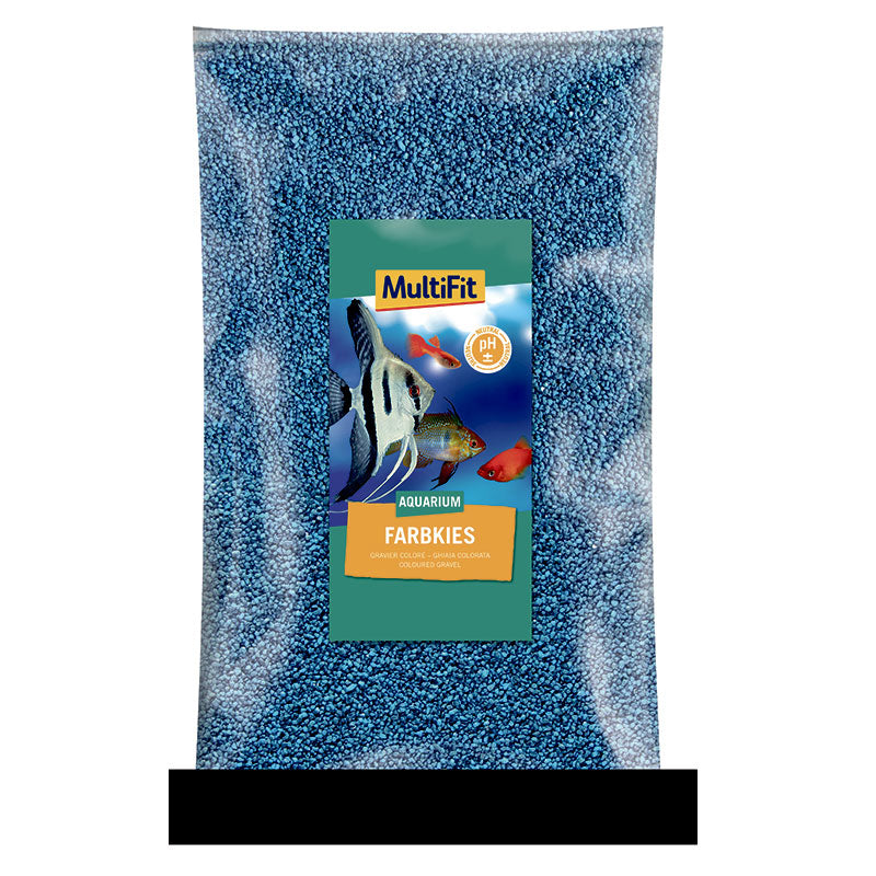 Akvarie Grus 2-3 mm blå 5 kg - Maxi Zoo Danmark