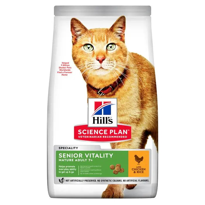SP Feline Senior Vitality kylling & ris 7 kg - Maxi Zoo Danmark