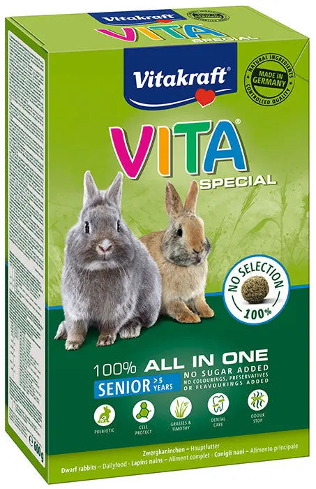 Vita Special Senior Kanin 600 g - Maxi Zoo Danmark