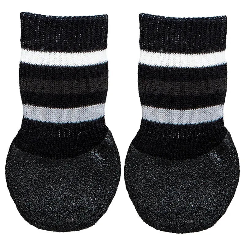 Hundesokker Non-slip L-XL 2 stk/pk sort - Maxi Zoo Danmark