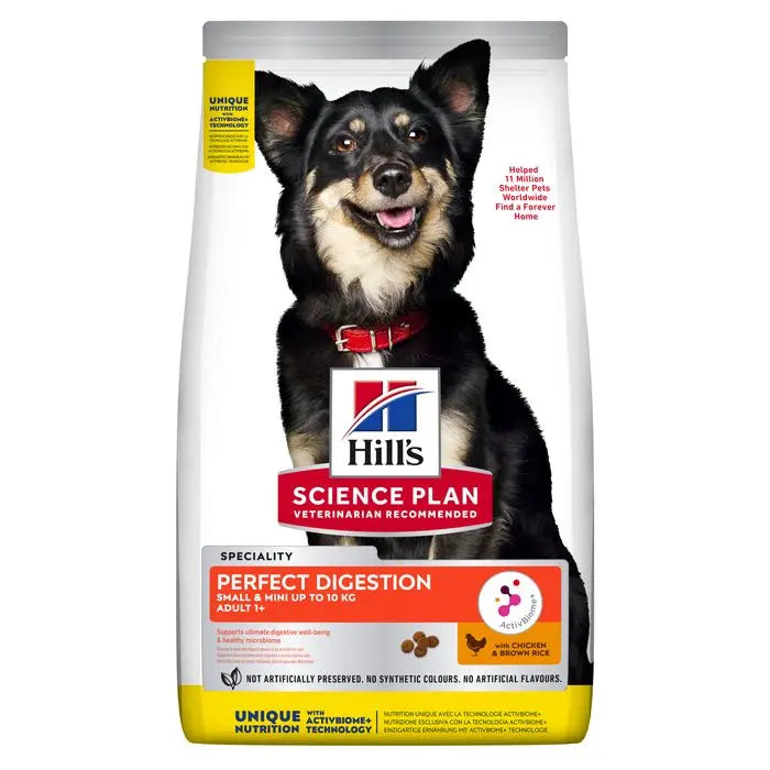 Perfect Digestion Small & Mini kylling & brune ris 6kg - Maxi Zoo Danmark