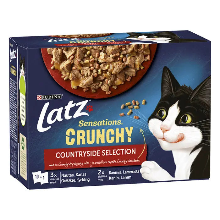 LATZ Sensations Crunchy Country Gelé 10x85 g - Maxi Zoo Danmark