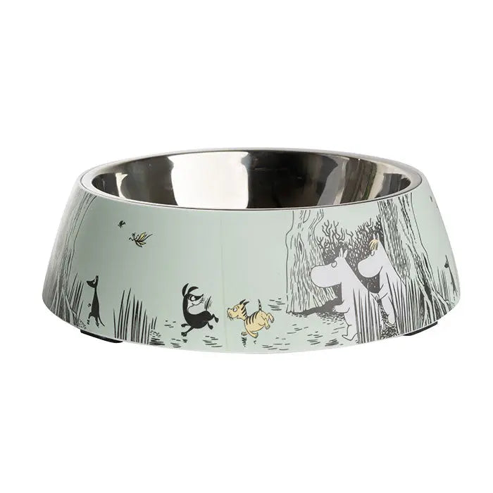 Melamin skål Moomin Pets XL 1200 ml grøn - Maxi Zoo Danmark