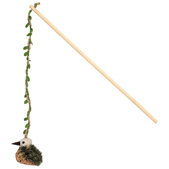 Drillepind kork fugl40 cm - Maxi Zoo Danmark