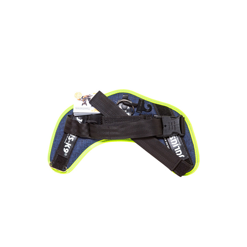 Julius K9 Power-Sele IDC str 0 60-75 cm jeans-neon