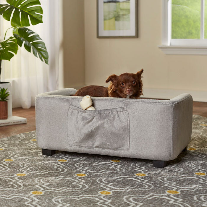 Hundesofa Surrey 66,04 x 40,64 x 27,94 cm grå
