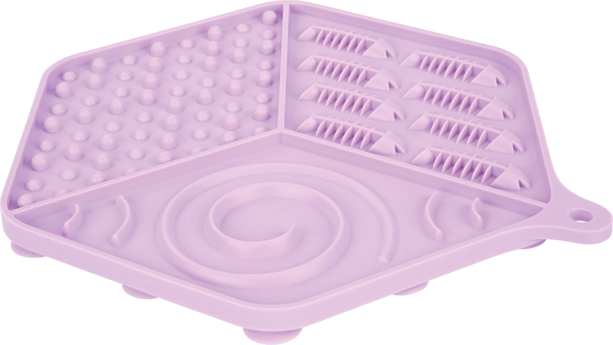 Lick Mat 15,2x18,5 cm lilla - Maxi Zoo Danmark