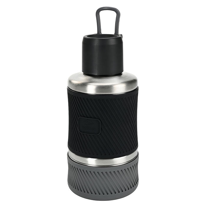 Drikkeflaske rustfristål800+200 ml grå - Maxi Zoo Danmark