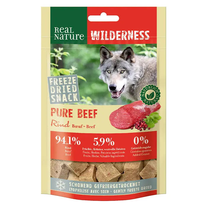 Wilderness freeze dried Pure okse 50g - Maxi Zoo Danmark