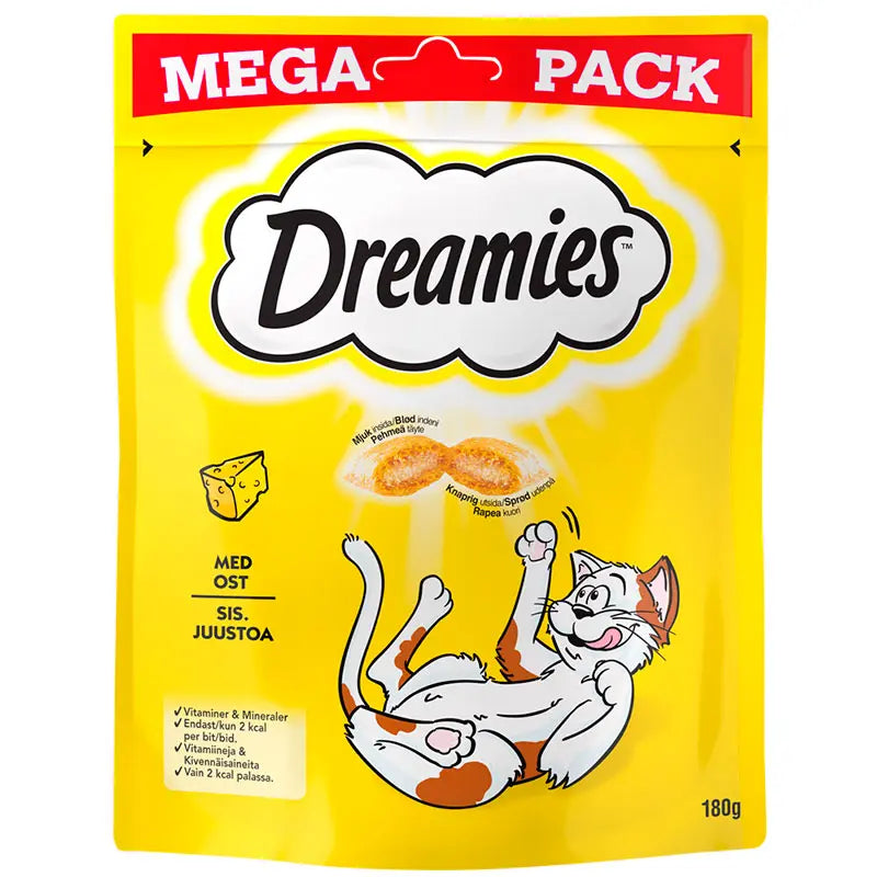 Dreamies Cheese ost 180 g - Maxi Zoo Danmark