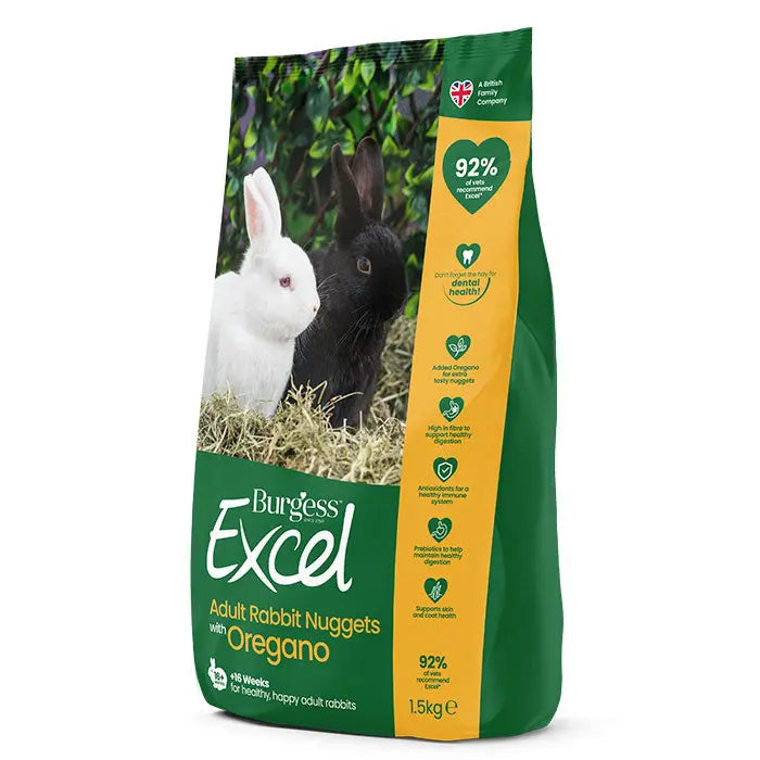 Excel kanin adult oregano 1,5 kg - Maxi Zoo Danmark