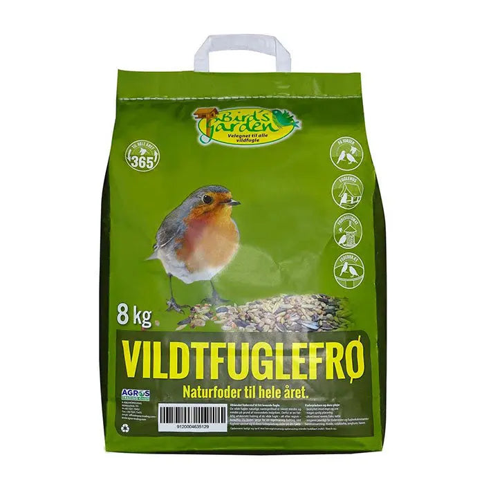 Vildtfuglefoder 8 kg - Maxi Zoo Danmark