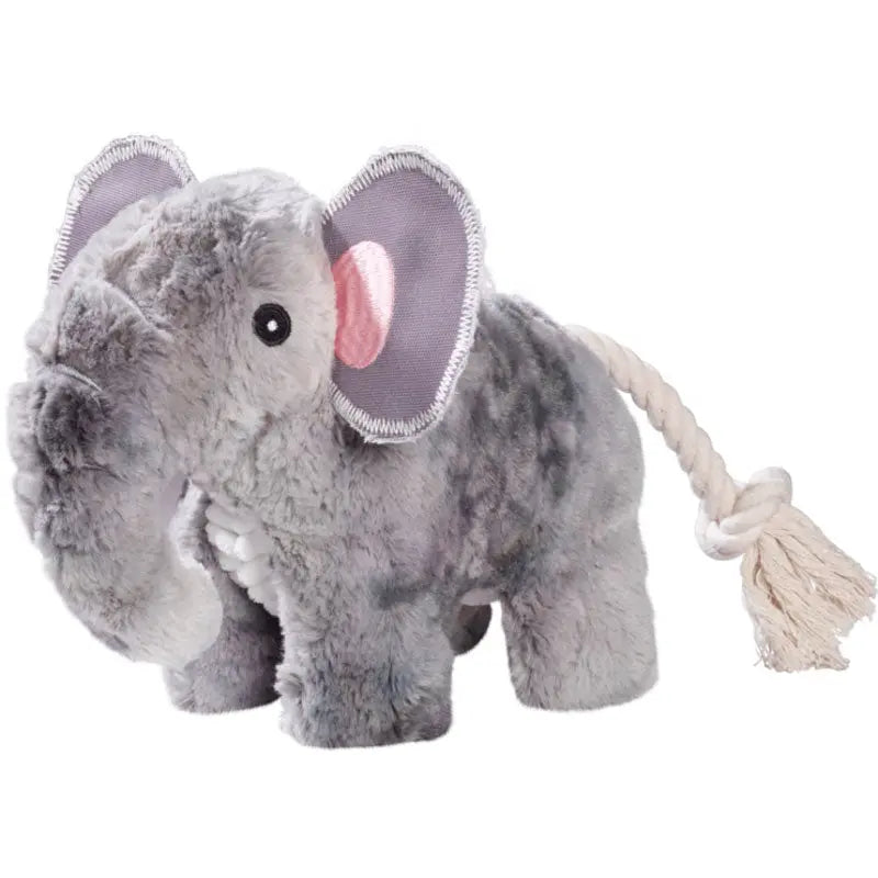 Hundelegetøj elefant m/reb 25x20 cm - Maxi Zoo Danmark