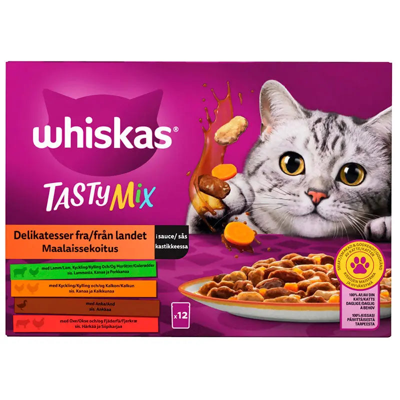 Adult, Sovs menuboks pouch country collection 12x85g - Maxi Zoo Danmark