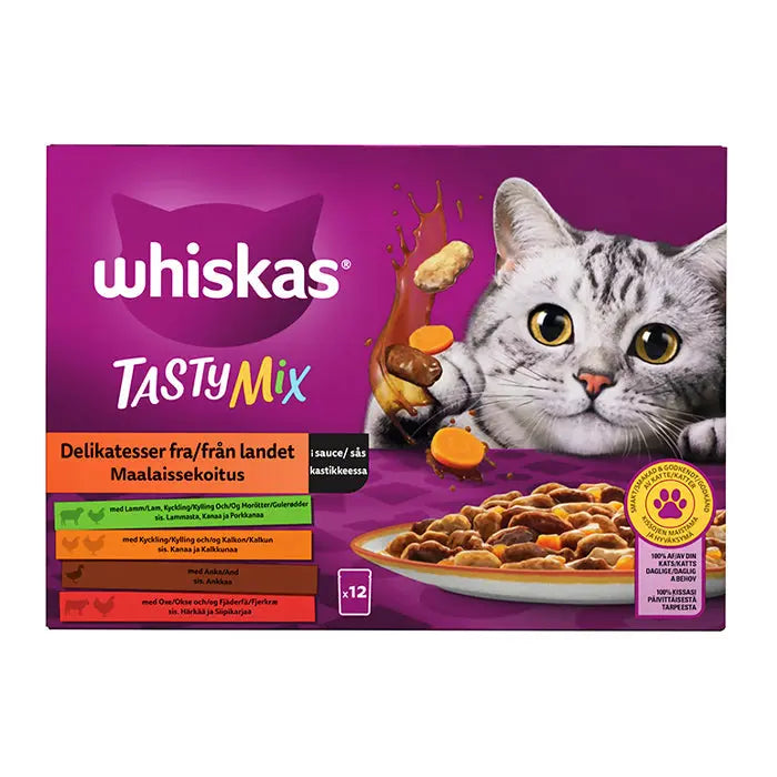 Adult, Sovs menuboks pouch country collection 12x85g - Maxi Zoo Danmark