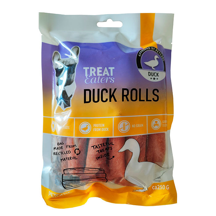 Tyggeben Duck rolls 250 g - Maxi Zoo Danmark