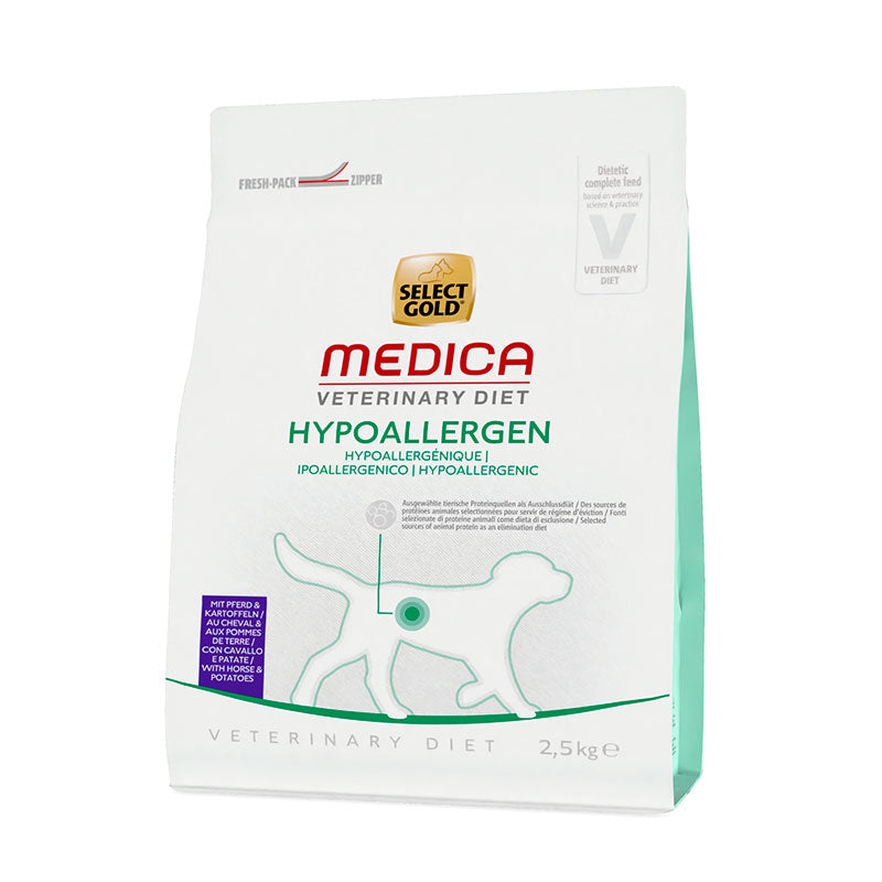 Medica Hypoallergenic hest & kartoffel 2,5 kg - Maxi Zoo Danmark