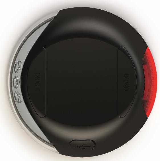 Vario LED lygte m/usb, ø 7 cm sort - Maxi Zoo Danmark