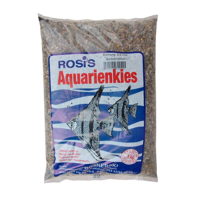 Akvariegrus 5 kg / 2-4 mm rød - Maxi Zoo Danmark