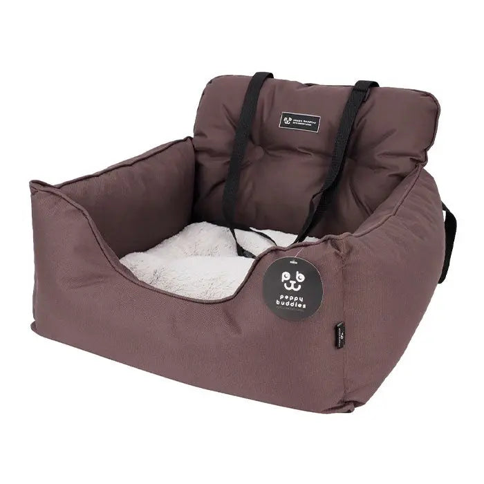 Cozy luksus bilsæde 53x50x35 cm brun - Maxi Zoo Danmark