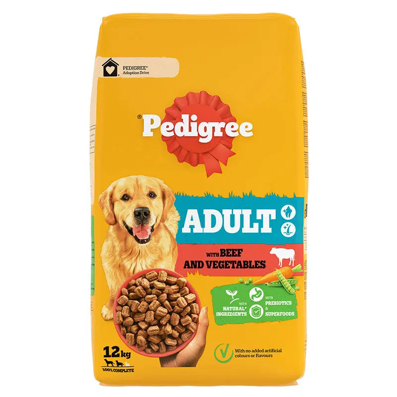 Adult oksekød & grøntsager 12 kg - Maxi Zoo Danmark