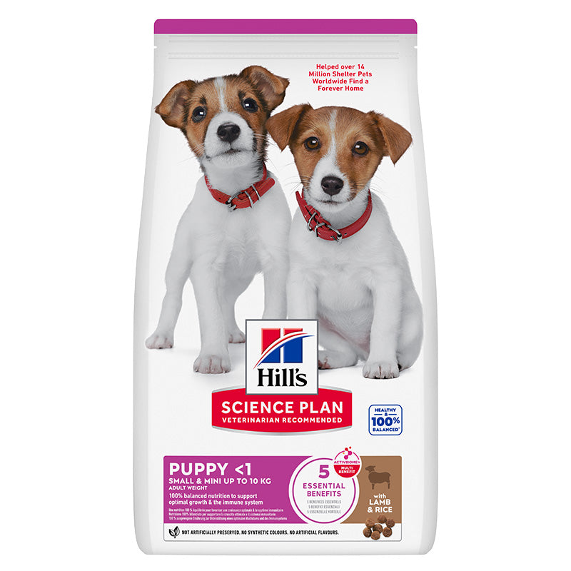 Puppy Small & Mini lam og ris 1,5 kg