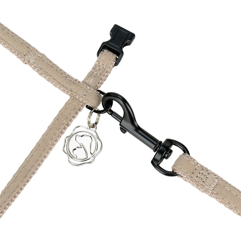 Nylonsele + lineS 19-30 cm beige - Maxi Zoo Danmark