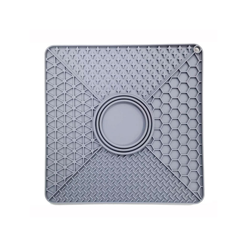 Slikkemåtte XL Cody32x32x5,1 cm koksgrå - Maxi Zoo Danmark