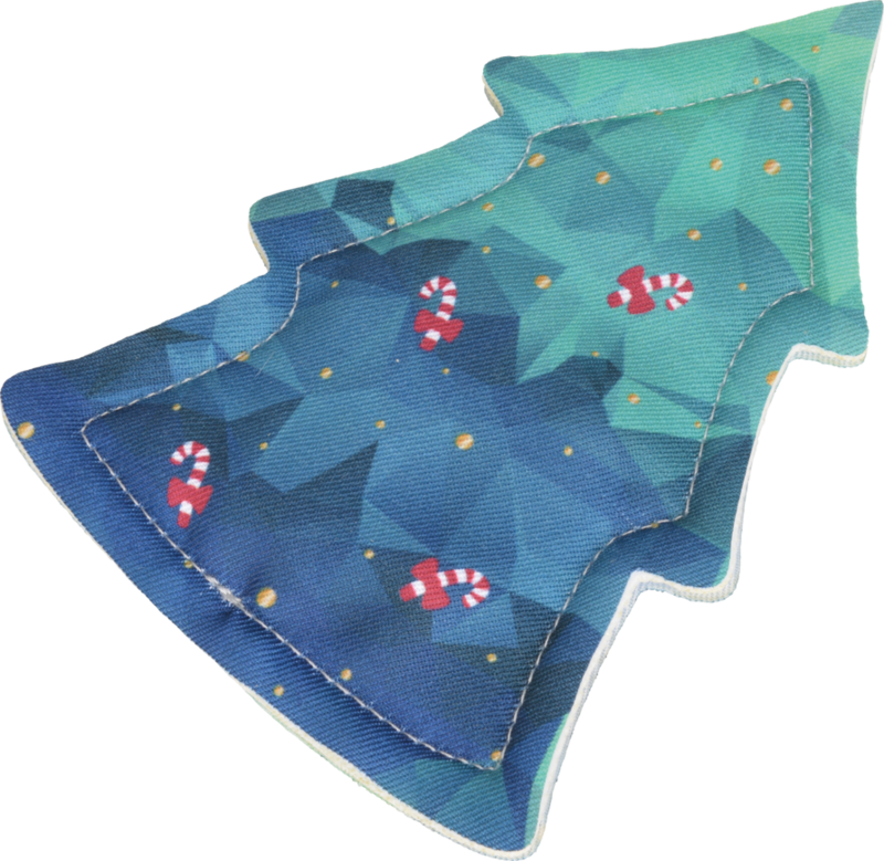 XMAS hyggepude juletræ m/catnip 13,5x9,5 cm - Maxi Zoo Danmark