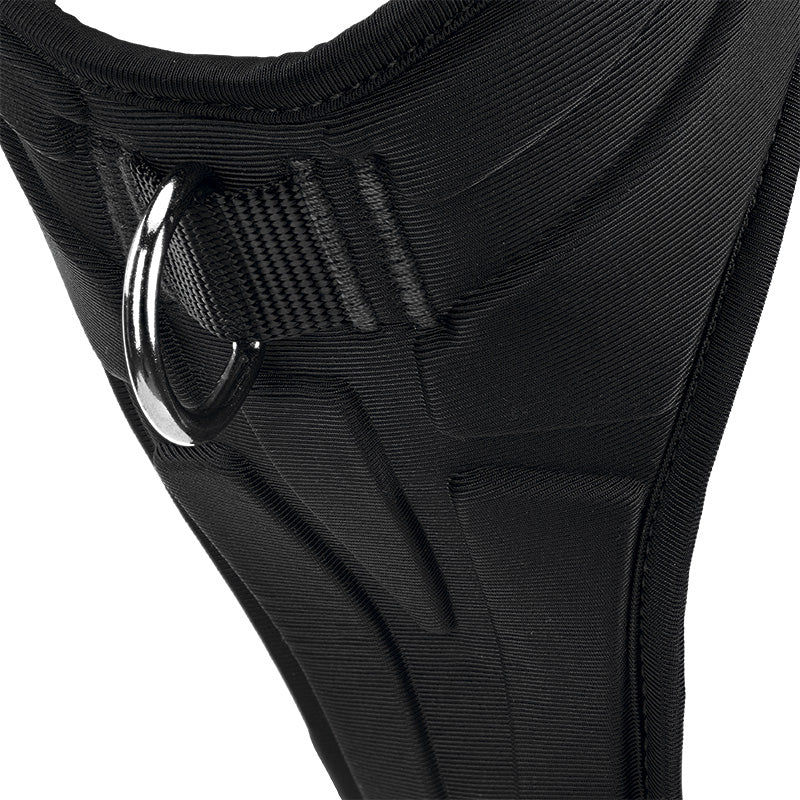 Nylon H-sele m/magnetlukning L sort