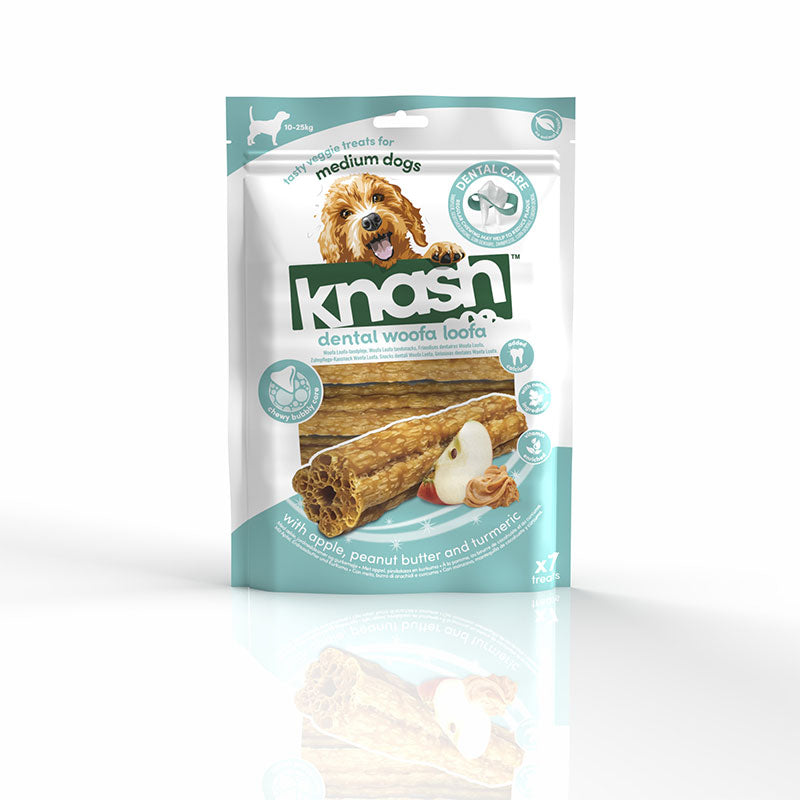 Woofa Loofa æble/peanut butter 7 stk - Maxi Zoo Danmark