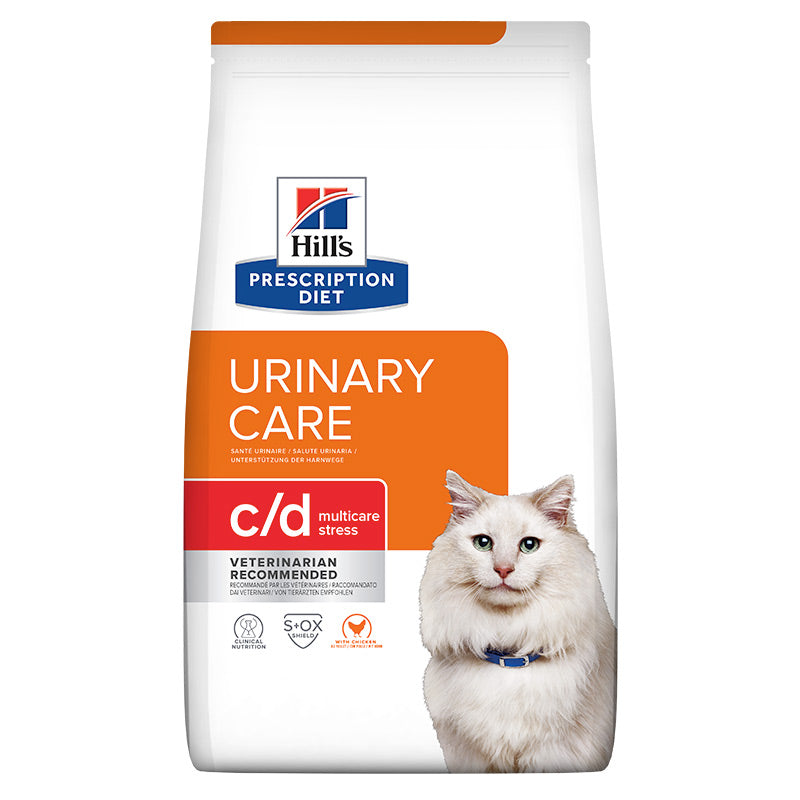 Diætetisk Feline c/d Multicare Stress kylling 3 kg