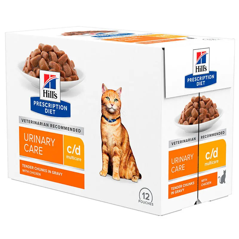 Diætetisk Feline c/d Multicare kylling 12x85 g - Maxi Zoo Danmark