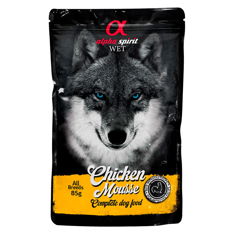 Adult vådfoder Mousse pouch chicken 85 g - Maxi Zoo Danmark