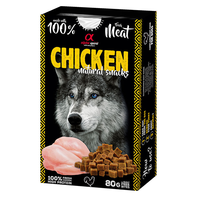 Snack Naturals Dog chicken 80 g - Maxi Zoo Danmark