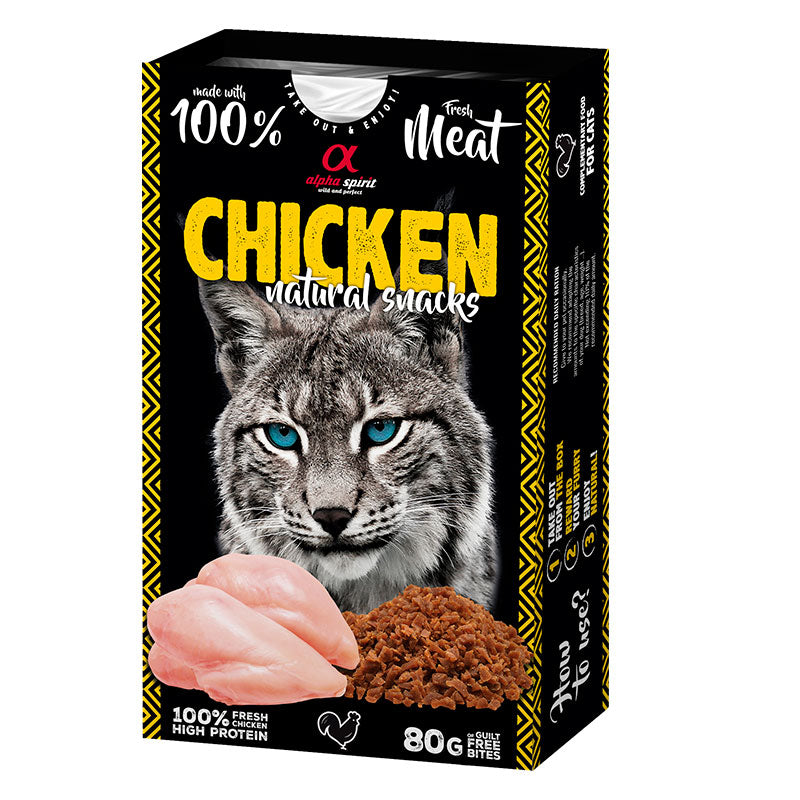 Snack Naturals Cat chicken 80 g - Maxi Zoo Danmark