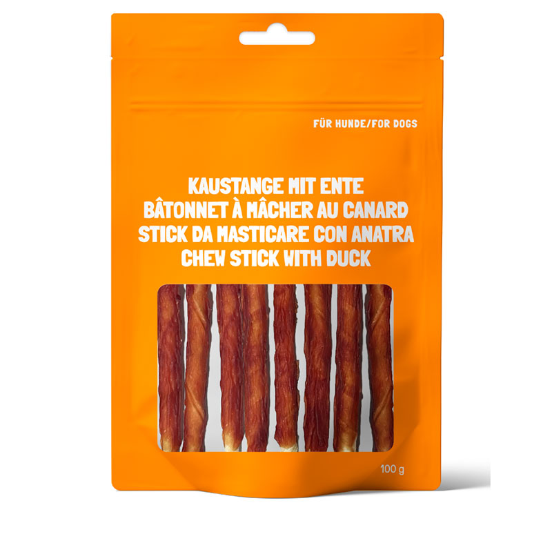 Tyggestænger m/and 100 g - Maxi Zoo Danmark