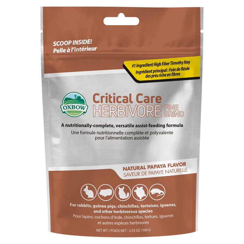 Critical Care Fine Grind 100 g - Maxi Zoo Danmark