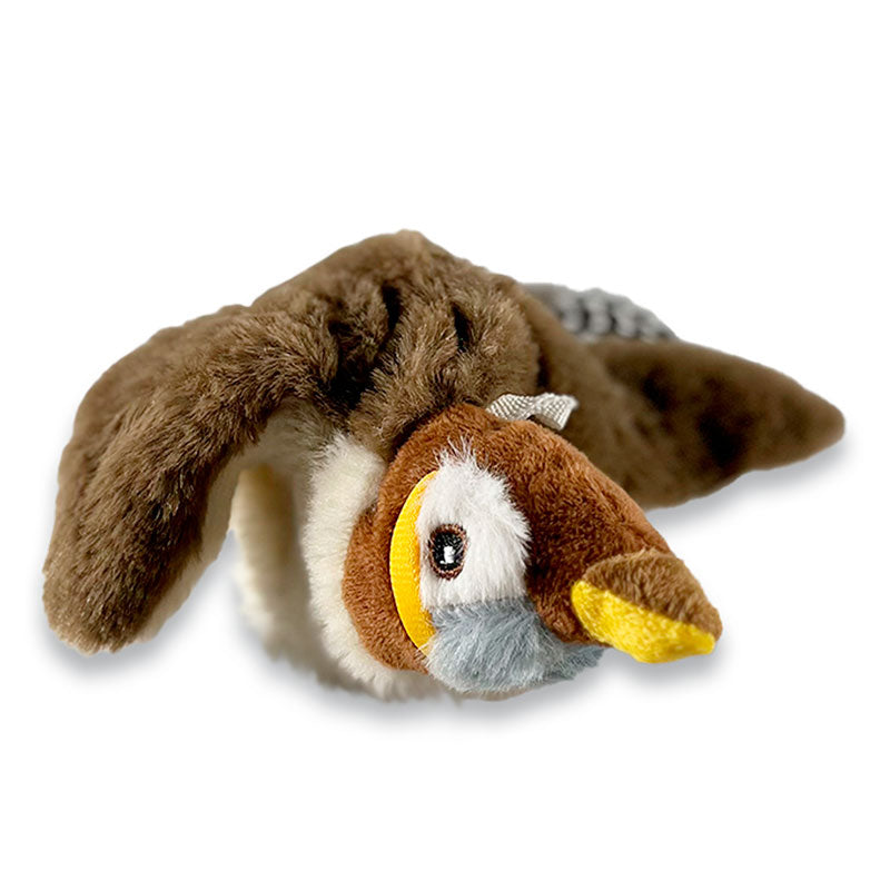 Plysfugl Pippi m/lyd 24x23x6 cm - Maxi Zoo Danmark