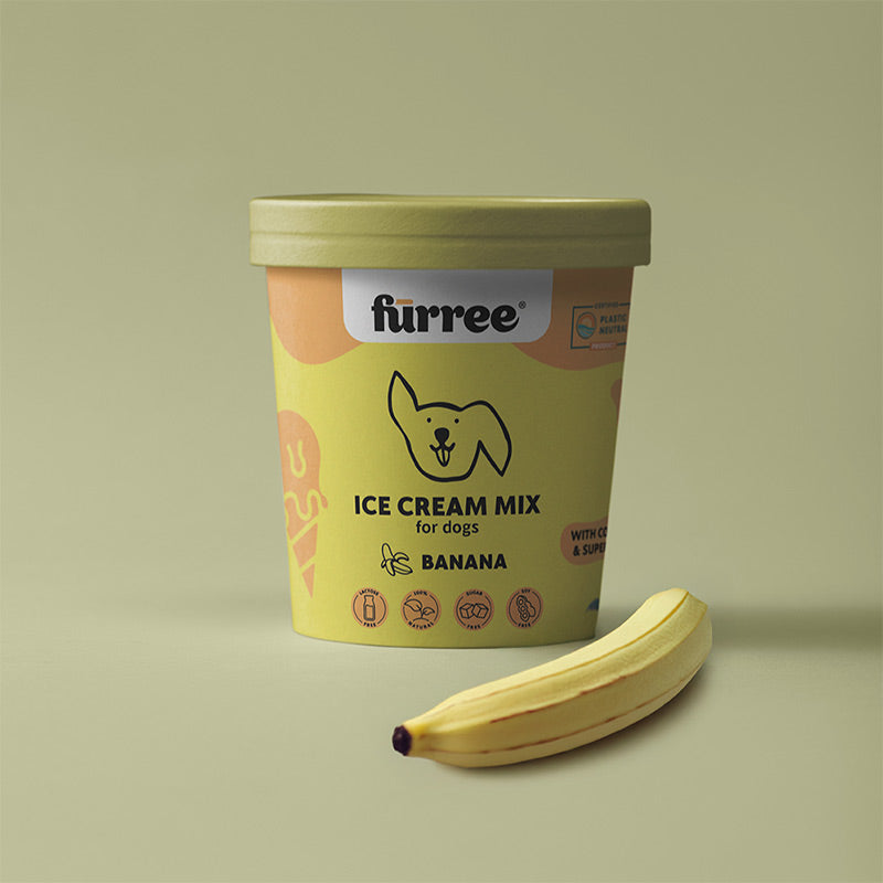 Ice Cream Mix + form 60 g mix op til 10 is, banan