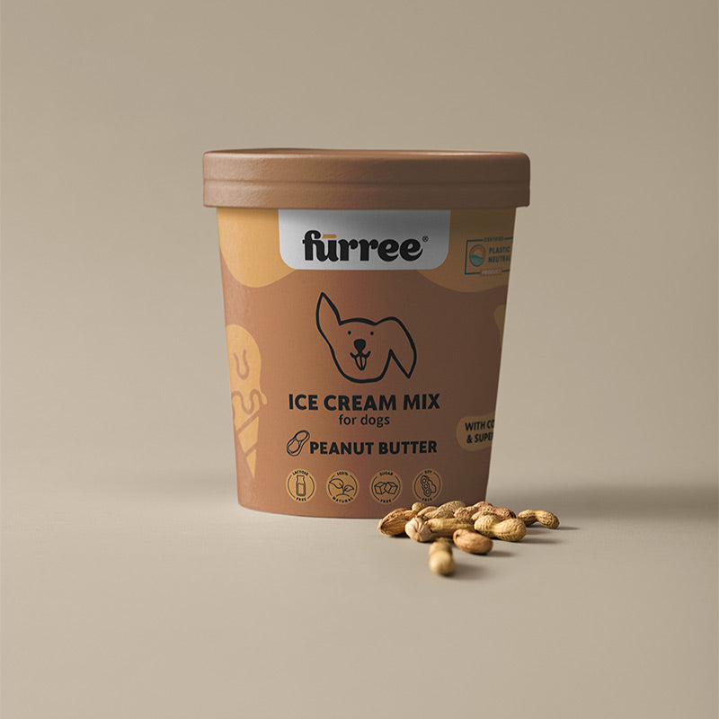 Ice Cream Mix + form 60 g mix op til 10 is, peanut butter - Maxi Zoo Danmark