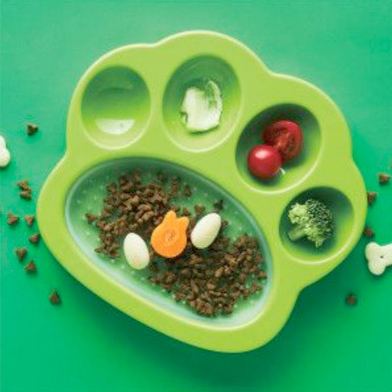2-IN-1 mini slow feeder & slikkemåtte easy grøn