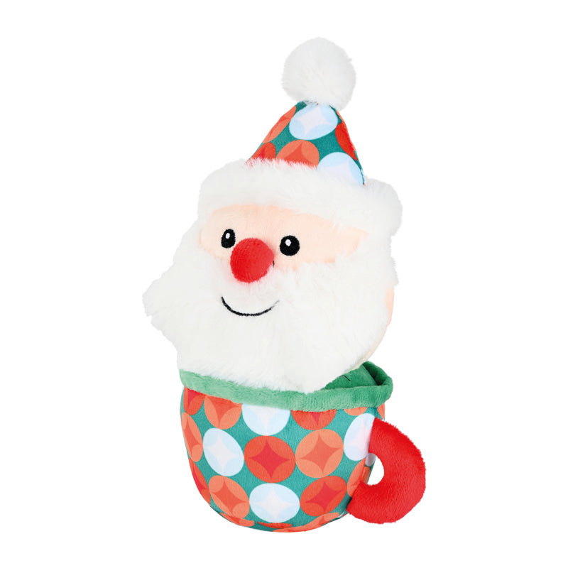 Plyslegetøj julekop XMAS ass. Varianter, 25 cm