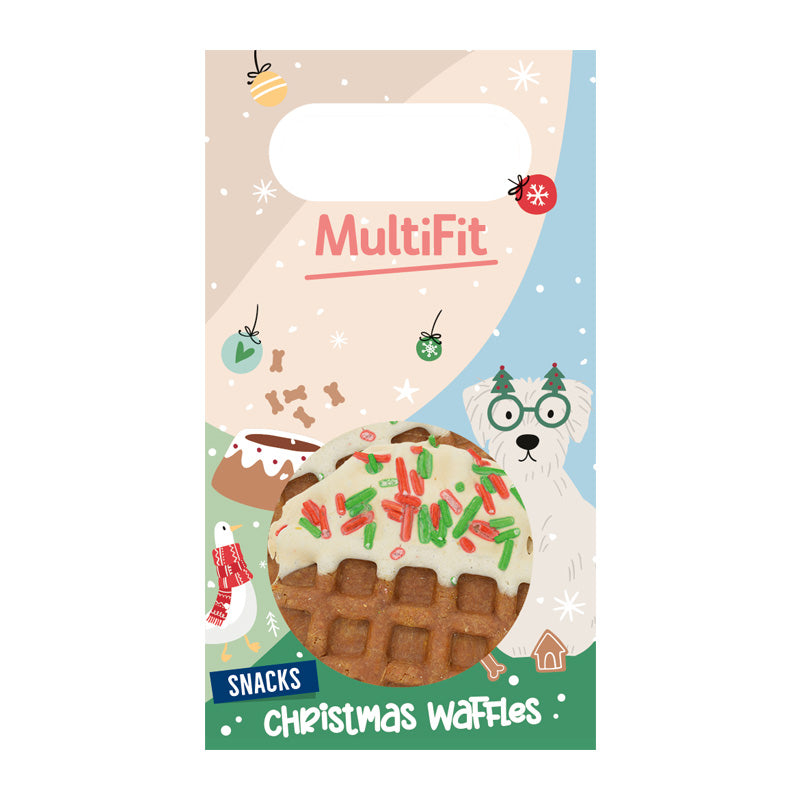 Hundegodbidder vafler m/krymmel XMAS 2-pak, 130 g