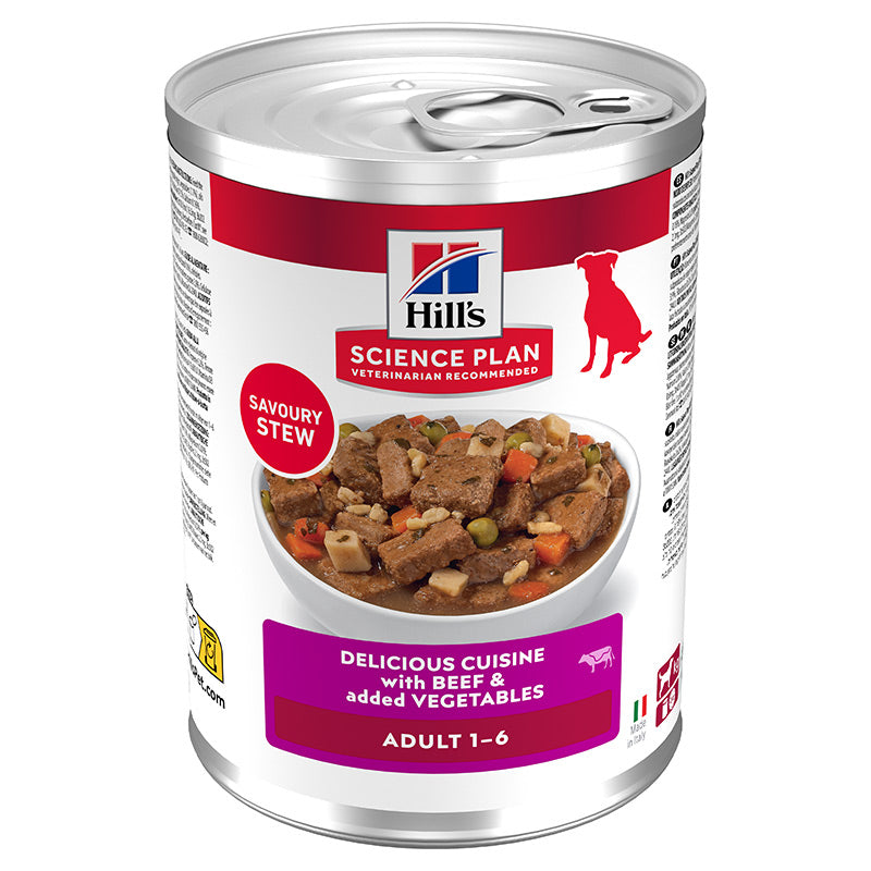 Adult vådfoder Stew okse & grønt 363 g