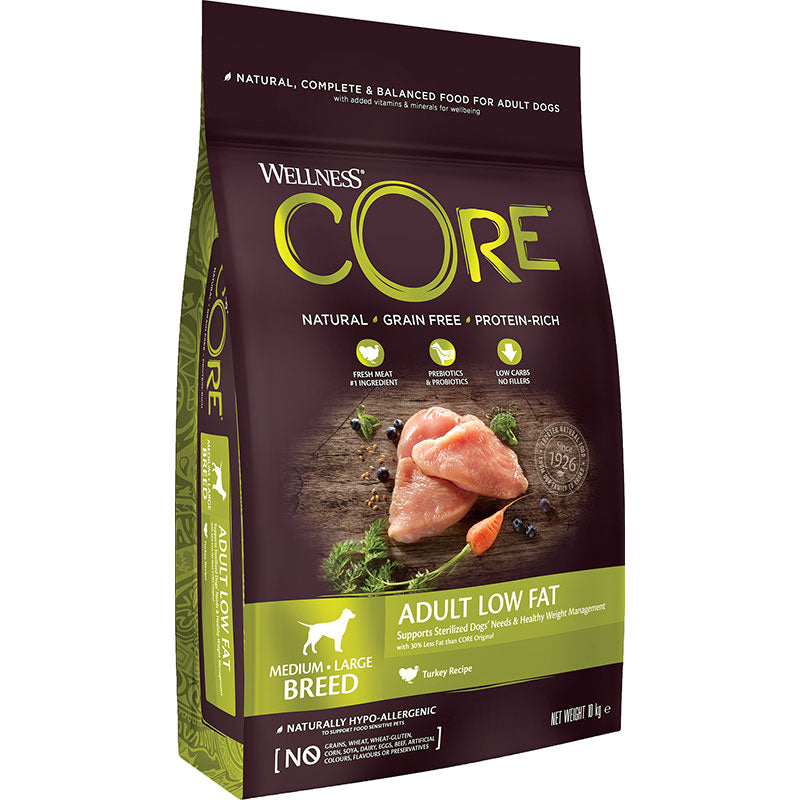 Adult Low Fat Medium/Large kalkun 10 kg