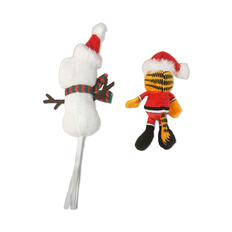Kattelegetøj Garfield & snemand