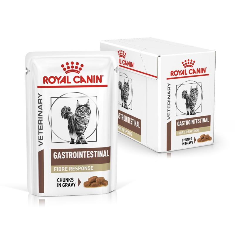 ROYAL CANIN VHN Gastrointesti.Fibre Resp. Gravy Pouch 12x85 g