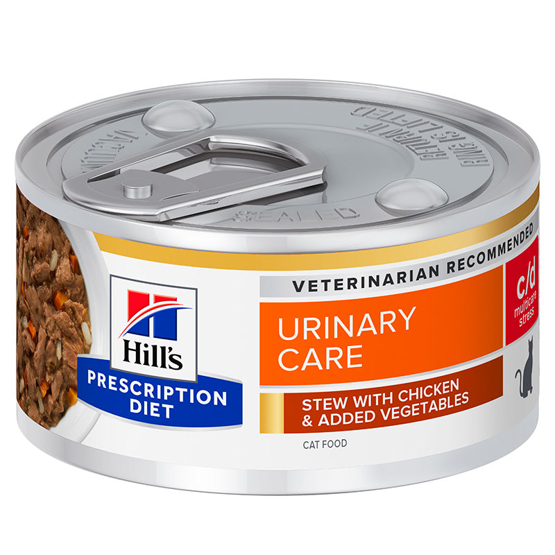 Diæ. Adult c/d Multicare Stress kylling & grøntsager 82g